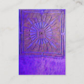 Carte De Visite STAR DU MATIN bleu rose (Dos)