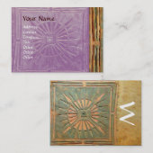 CARTE DE VISITE STAR DU MATIN, MONOGRAM (Devant / Derrière)