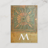 CARTE DE VISITE STAR DU MATIN, MONOGRAM (Dos)