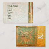 CARTE DE VISITE STAR DU MATIN, MONOGRAM (Devant / Derrière)