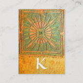 CARTE DE VISITE STAR DU MATIN, MONOGRAM (Dos)