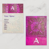 CARTE DE VISITE STAR DU MATIN, MONOGRAM (Devant / Derrière)