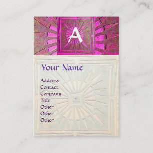 CARTE DE VISITE STAR DU MATIN, MONOGRAM