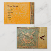 CARTE DE VISITE STAR DU MATIN, MONOGRAM (Devant / Derrière)