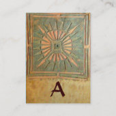 CARTE DE VISITE STAR DU MATIN, MONOGRAM (Dos)