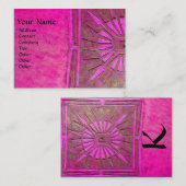 CARTE DE VISITE STAR DU MATIN, MONOGRAM (Devant / Derrière)