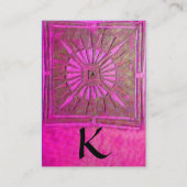 CARTE DE VISITE STAR DU MATIN, MONOGRAM (Dos)