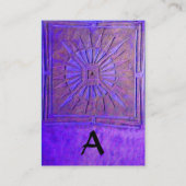 CARTE DE VISITE STAR DU MATIN, MONOGRAM (Dos)