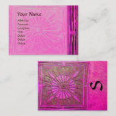 CARTE DE VISITE STAR DU MATIN, MONOGRAM (Devant / Derrière)