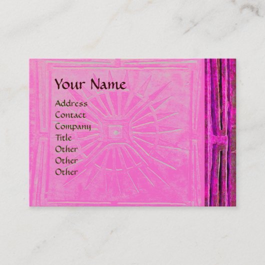 CARTE DE VISITE STAR DU MATIN, MONOGRAM (Devant)