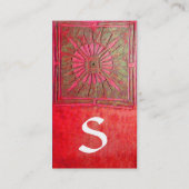 CARTE DE VISITE STAR DU MATIN, MONOGRAM (Dos)