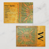 CARTE DE VISITE STAR DU MATIN, MONOGRAM (Devant / Derrière)