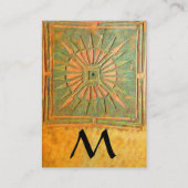 CARTE DE VISITE STAR DU MATIN, MONOGRAM (Dos)