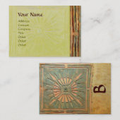 CARTE DE VISITE STAR DU MATIN, MONOGRAM (Devant / Derrière)