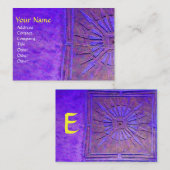 CARTE DE VISITE STAR DU MATIN, MONOGRAM (Devant / Derrière)