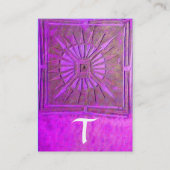 CARTE DE VISITE STAR DU MATIN, MONOGRAM (Dos)