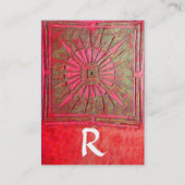 CARTE DE VISITE STAR DU MATIN, MONOGRAM (Dos)