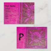 CARTE DE VISITE STAR DU MATIN, MONOGRAM (Devant / Derrière)