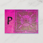 CARTE DE VISITE STAR DU MATIN, MONOGRAM (Dos)