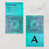 CARTE DE VISITE STAR DU MATIN, MONOGRAM (Devant / Derrière)