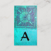 CARTE DE VISITE STAR DU MATIN, MONOGRAM (Dos)