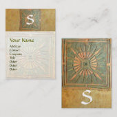 CARTE DE VISITE STAR DU MATIN, MONOGRAM (Devant / Derrière)