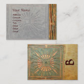 CARTE DE VISITE STAR DU MATIN, MONOGRAM (Devant / Derrière)