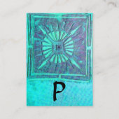 CARTE DE VISITE STAR DU MATIN, MONOGRAM (Dos)