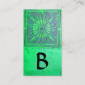 CARTE DE VISITE STAR DU MATIN, MONOGRAM (Dos)