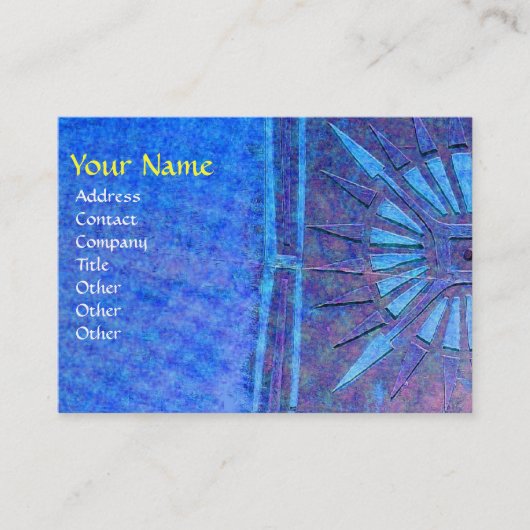 CARTE DE VISITE STAR DU MATIN, MONOGRAM (Devant)