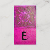 CARTE DE VISITE STAR DU MATIN, MONOGRAM (Dos)