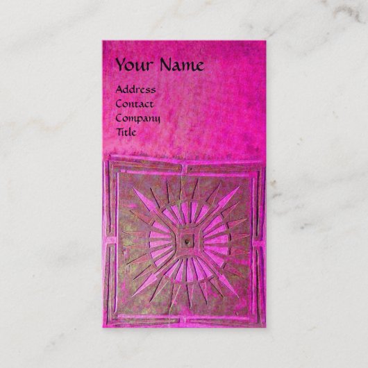 CARTE DE VISITE STAR DU MATIN, MONOGRAM (Devant)