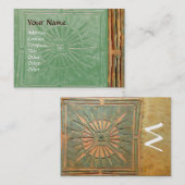 CARTE DE VISITE STAR DU MATIN, MONOGRAM (Devant / Derrière)