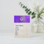 CARTE DE VISITE STAR DU MATIN, MONOGRAM (Debout devant)