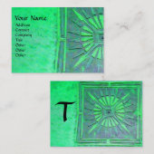 CARTE DE VISITE STAR DU MATIN, MONOGRAM (Devant / Derrière)