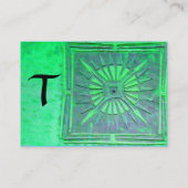 CARTE DE VISITE STAR DU MATIN, MONOGRAM (Dos)