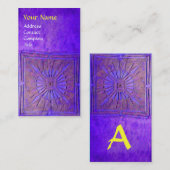 CARTE DE VISITE STAR DU MATIN, MONOGRAM (Devant / Derrière)