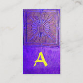 CARTE DE VISITE STAR DU MATIN, MONOGRAM (Dos)