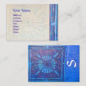 CARTE DE VISITE STAR DU MATIN, MONOGRAM (Devant / Derrière)