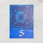 CARTE DE VISITE STAR DU MATIN, MONOGRAM (Dos)