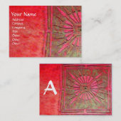 CARTE DE VISITE STAR DU MATIN, MONOGRAM (Devant / Derrière)