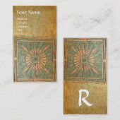 CARTE DE VISITE STAR DU MATIN, MONOGRAM (Devant / Derrière)