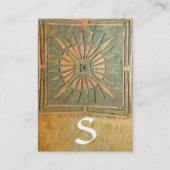 CARTE DE VISITE STAR DU MATIN, MONOGRAM (Dos)