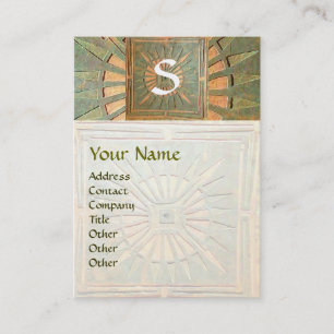 CARTE DE VISITE STAR DU MATIN, MONOGRAM