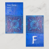 CARTE DE VISITE STAR DU MATIN, MONOGRAM (Devant / Derrière)