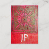 CARTE DE VISITE STAR DU MATIN, MONOGRAM (Dos)