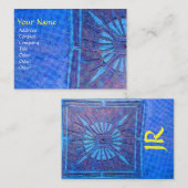 CARTE DE VISITE STAR DU MATIN, MONOGRAM (Devant / Derrière)