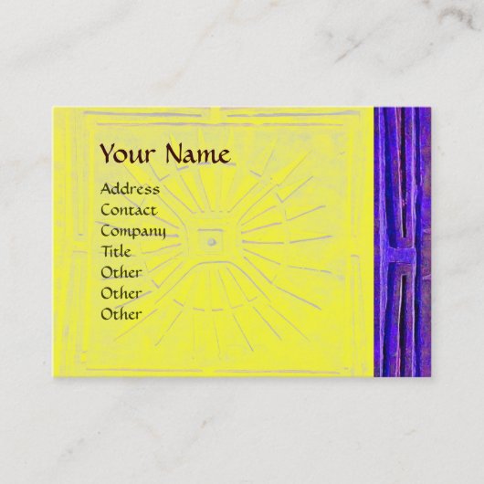 CARTE DE VISITE STAR DU MATIN, MONOGRAM (Devant)