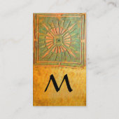 CARTE DE VISITE STAR DU MATIN, MONOGRAM (Dos)