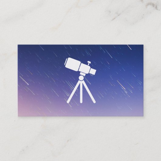 Carte De Visite Star Gazer | Télescope (Devant)